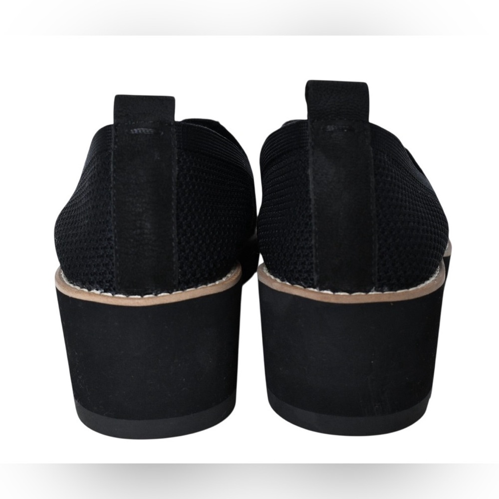 Eileen Fisher Lindy Novo Stretch Knit Black Wedge Sport Loafer - Picture 5 of 6